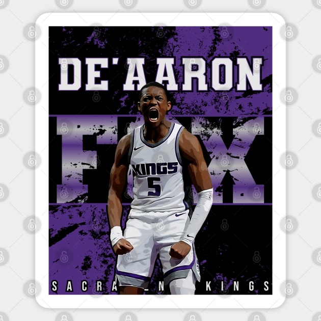 De'aaron fox || Basketball Sticker by Aloenalone